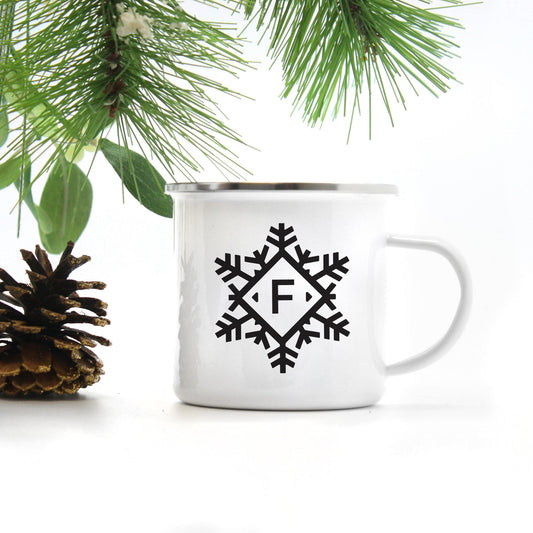 Mug - Snowflake Monogram