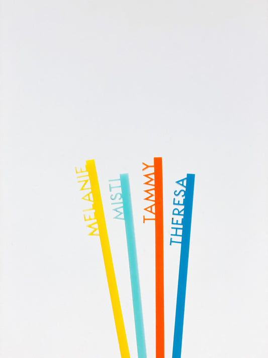 Personalized Swizzle Sticks - Girls Weekend