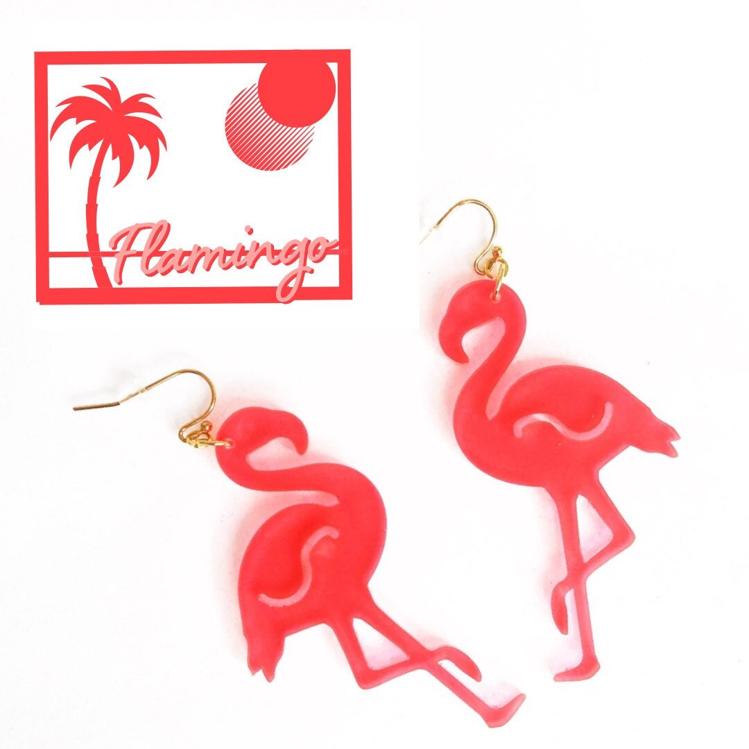 Flamingo Earrings