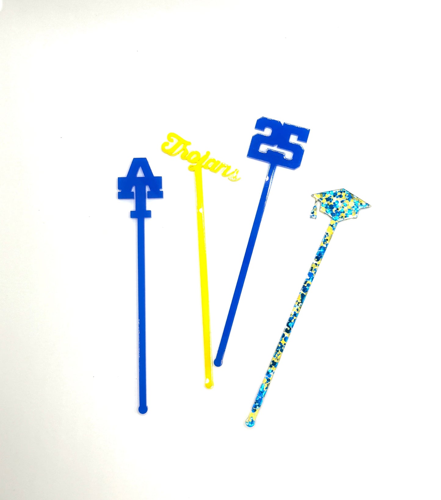 Custom Graduation Swizzle Sticks