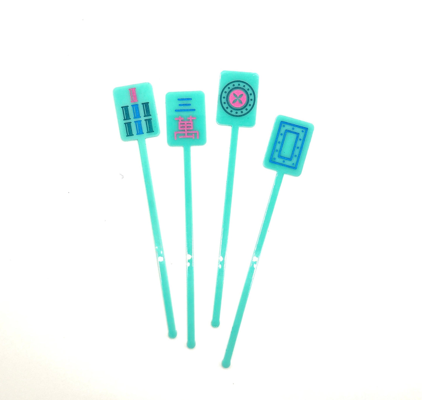 Mahjong Swizzle Sticks