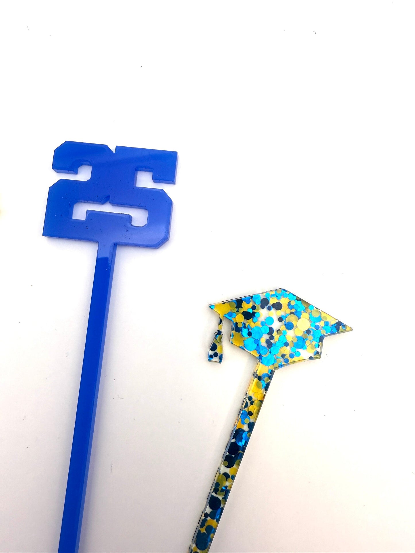 Custom Graduation Swizzle Sticks