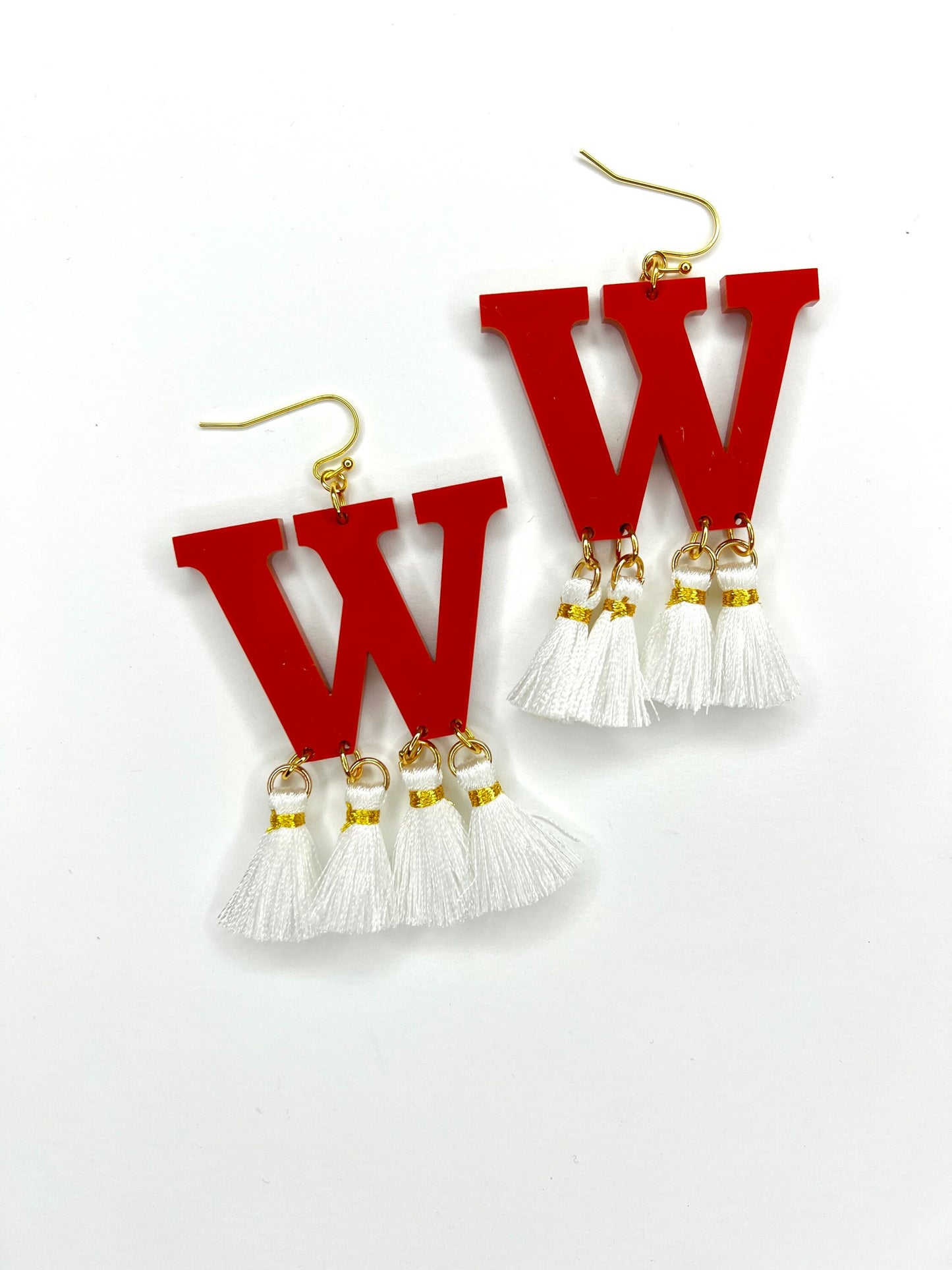 Custom School Spirit Tassel Earrings