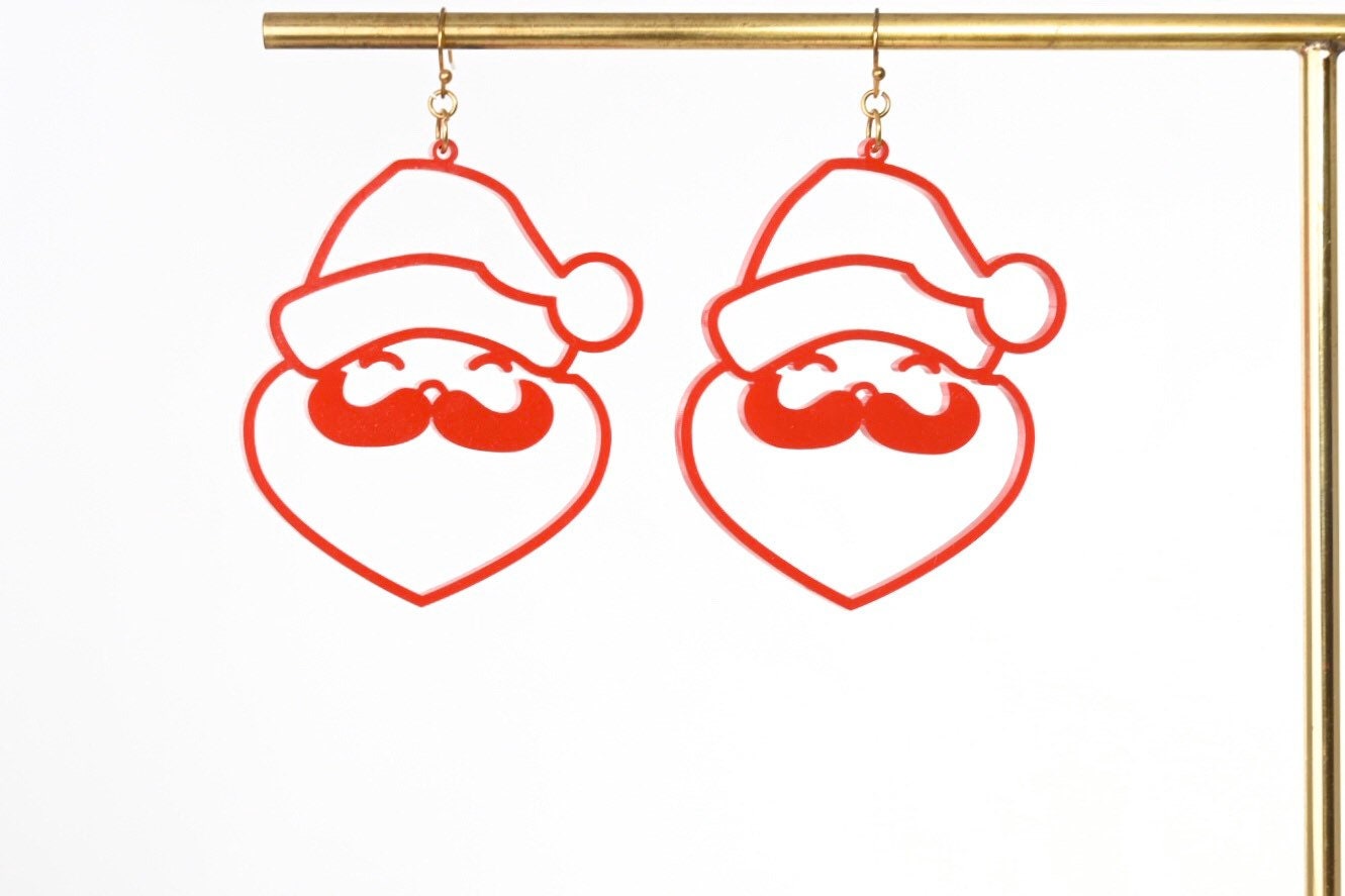 Santa Earrings