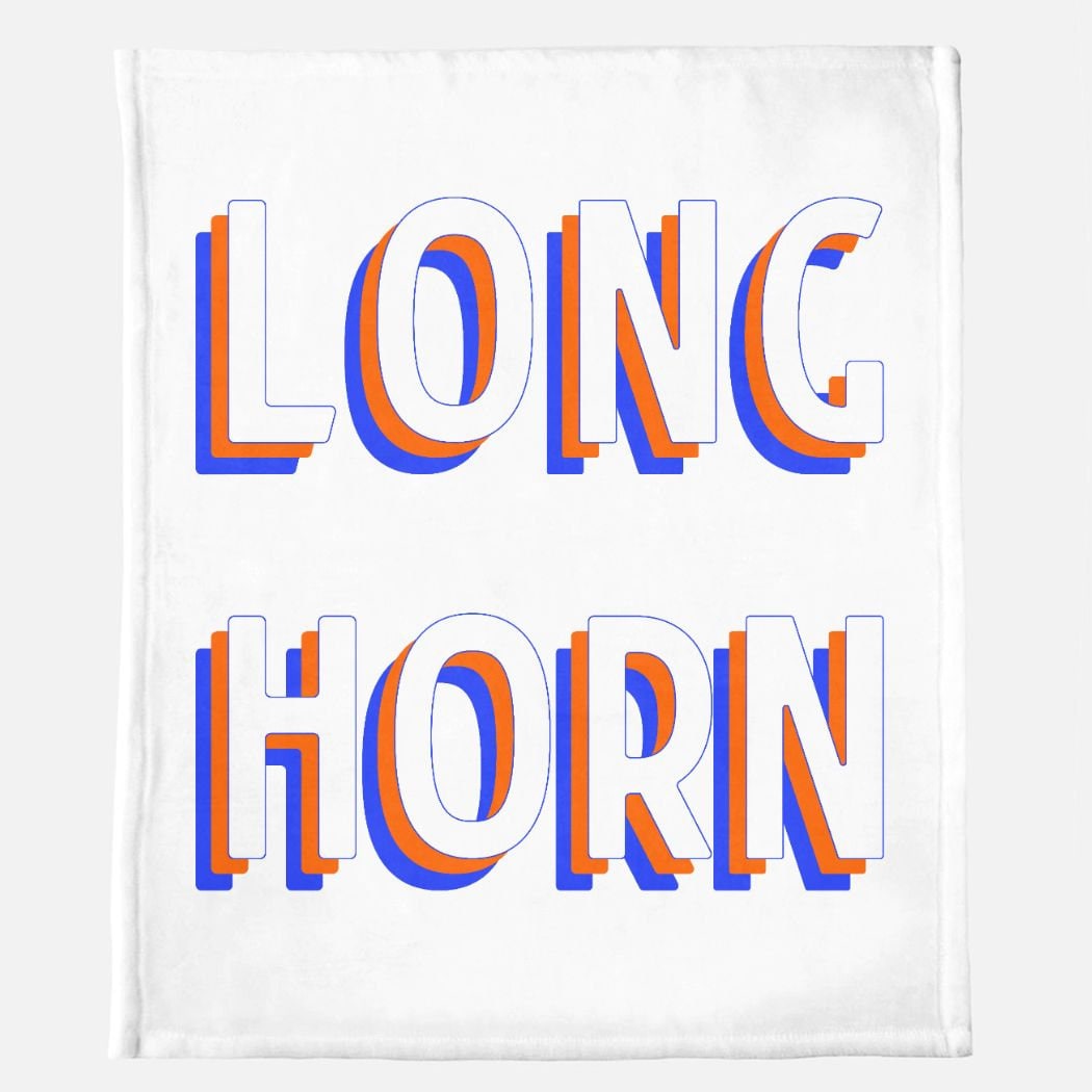 Longhorn Minky Blanket - 50" x 60"