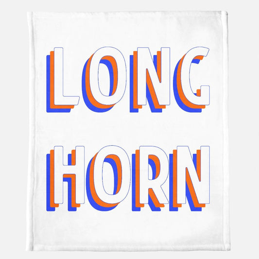 Longhorn Minky Blanket - 50" x 60"