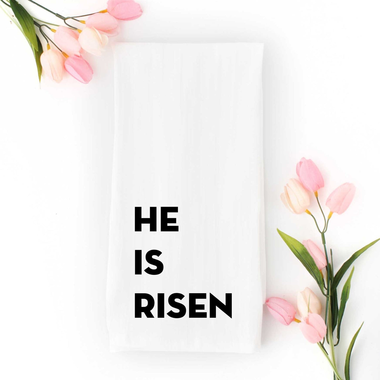 He Is Risen Tea Towel, Easter Kitchen Towel, Easter Decor, Easter Home Decor, Easter Decorations, Easter Tea Towel