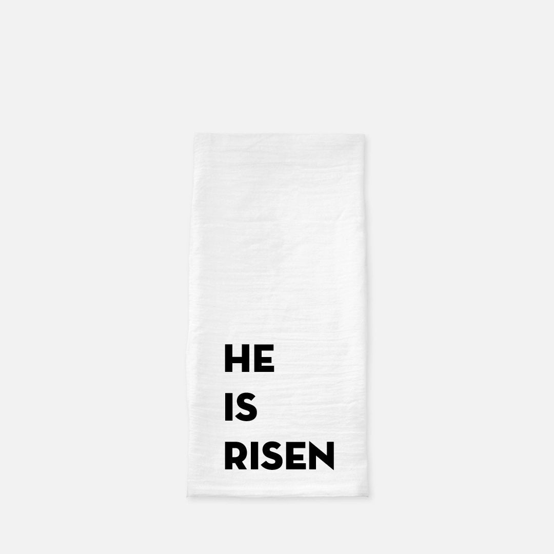 He Is Risen Tea Towel, Easter Kitchen Towel, Easter Decor, Easter Home Decor, Easter Decorations, Easter Tea Towel