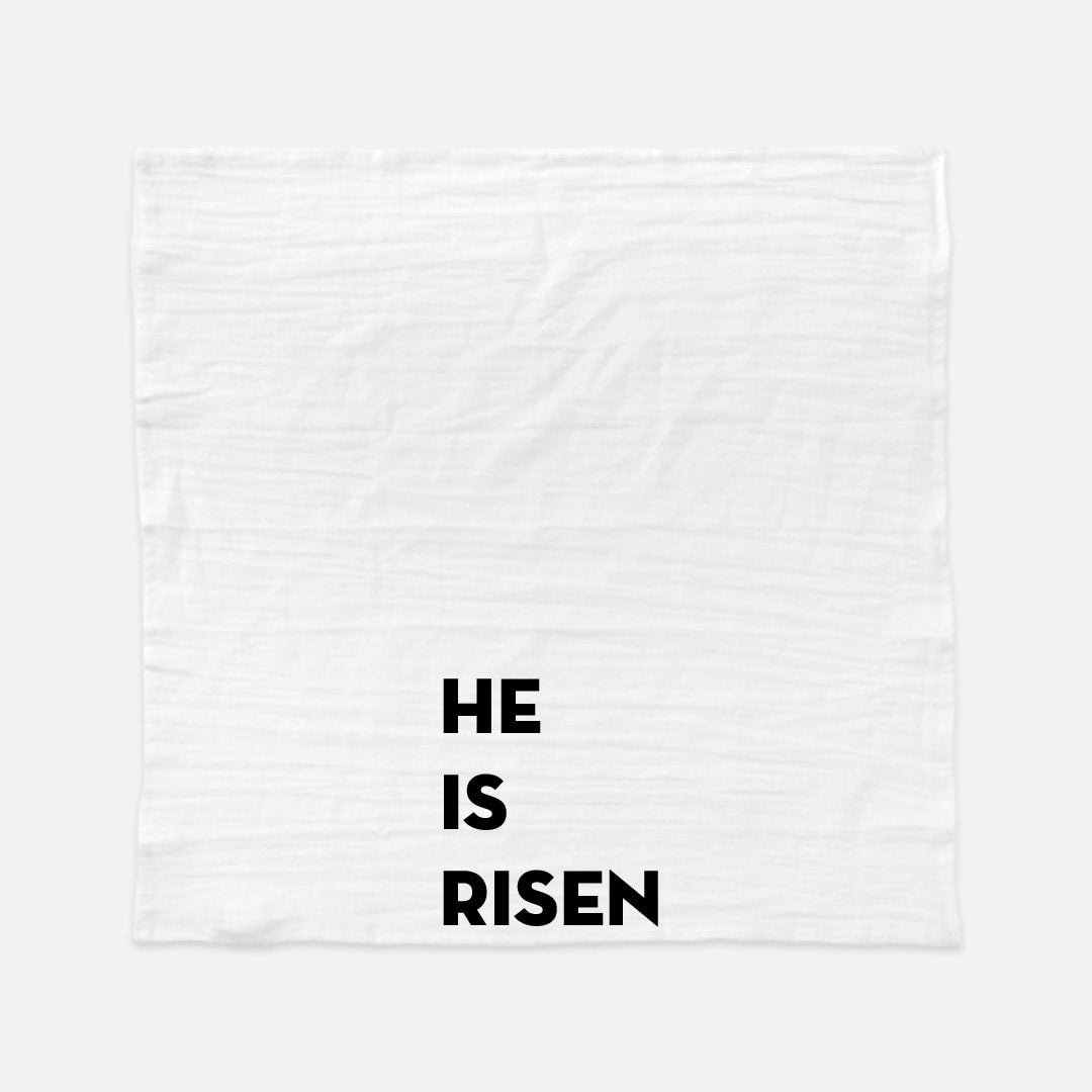 He Is Risen Tea Towel, Easter Kitchen Towel, Easter Decor, Easter Home Decor, Easter Decorations, Easter Tea Towel