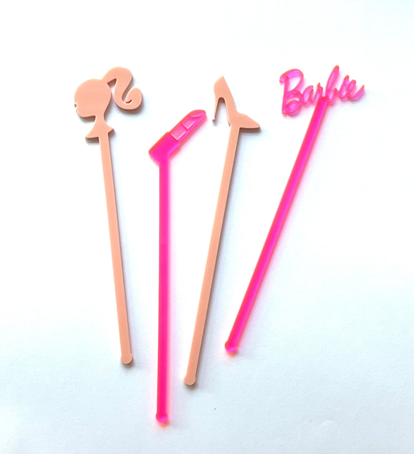 Barbie Inspired Swizzle Sticks