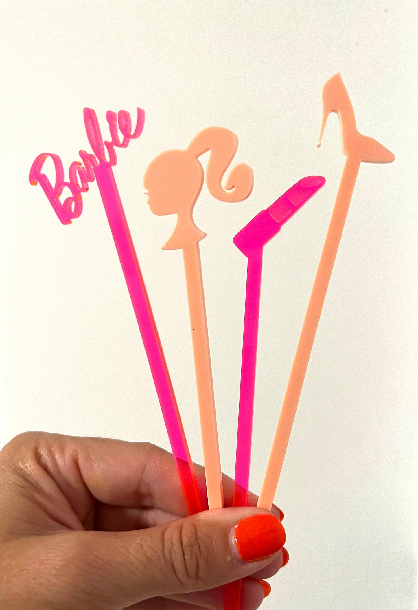 Barbie Inspired Swizzle Sticks