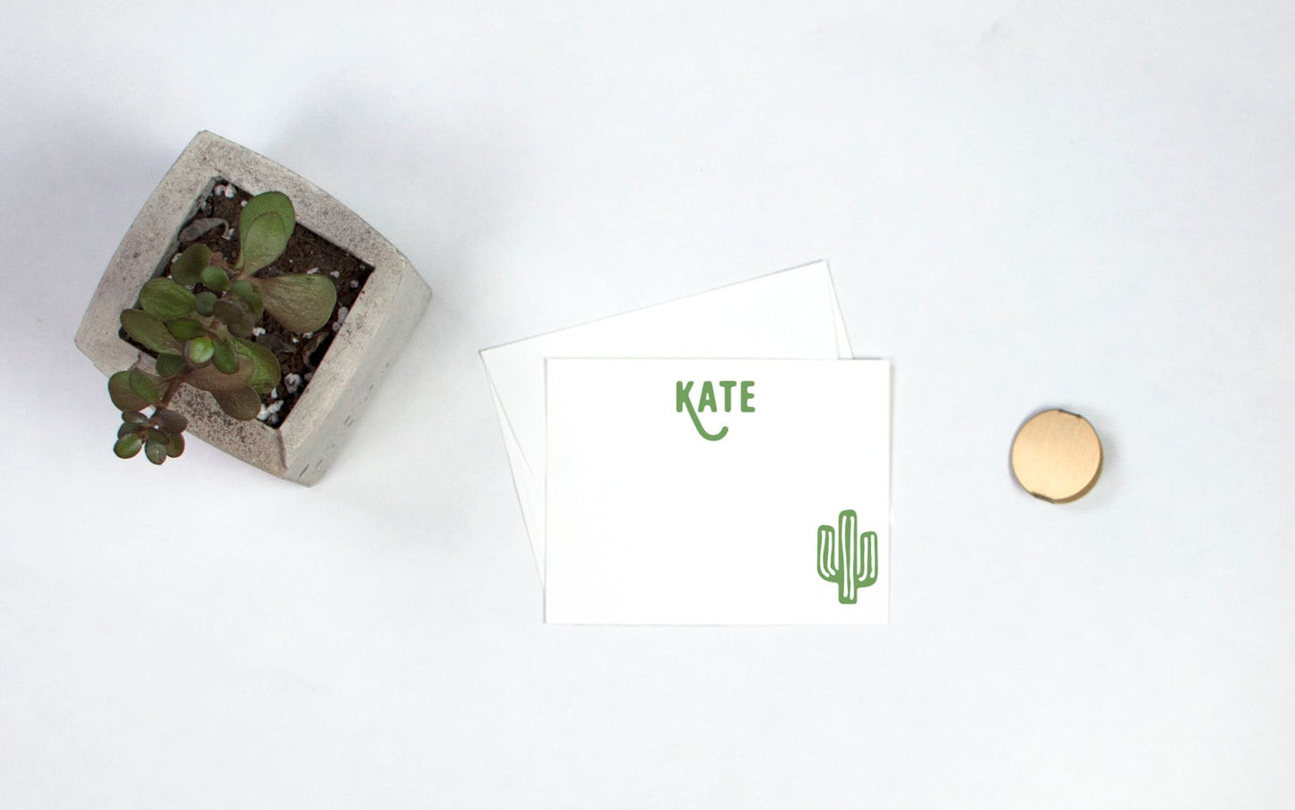 Personalized Note Cards - Cactus, Monogram Note Cards, Cactus Stationery, Cactus Note Cards, Personalized Gift, Thank You Notes