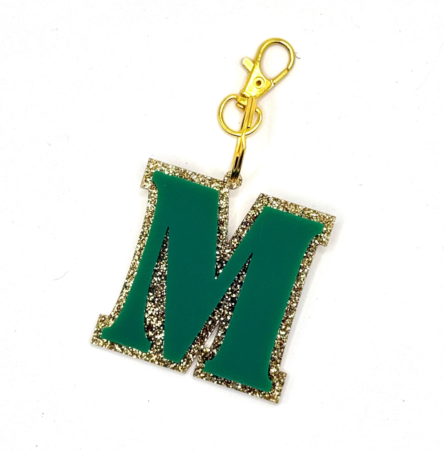 Initial Sparkle Keychain