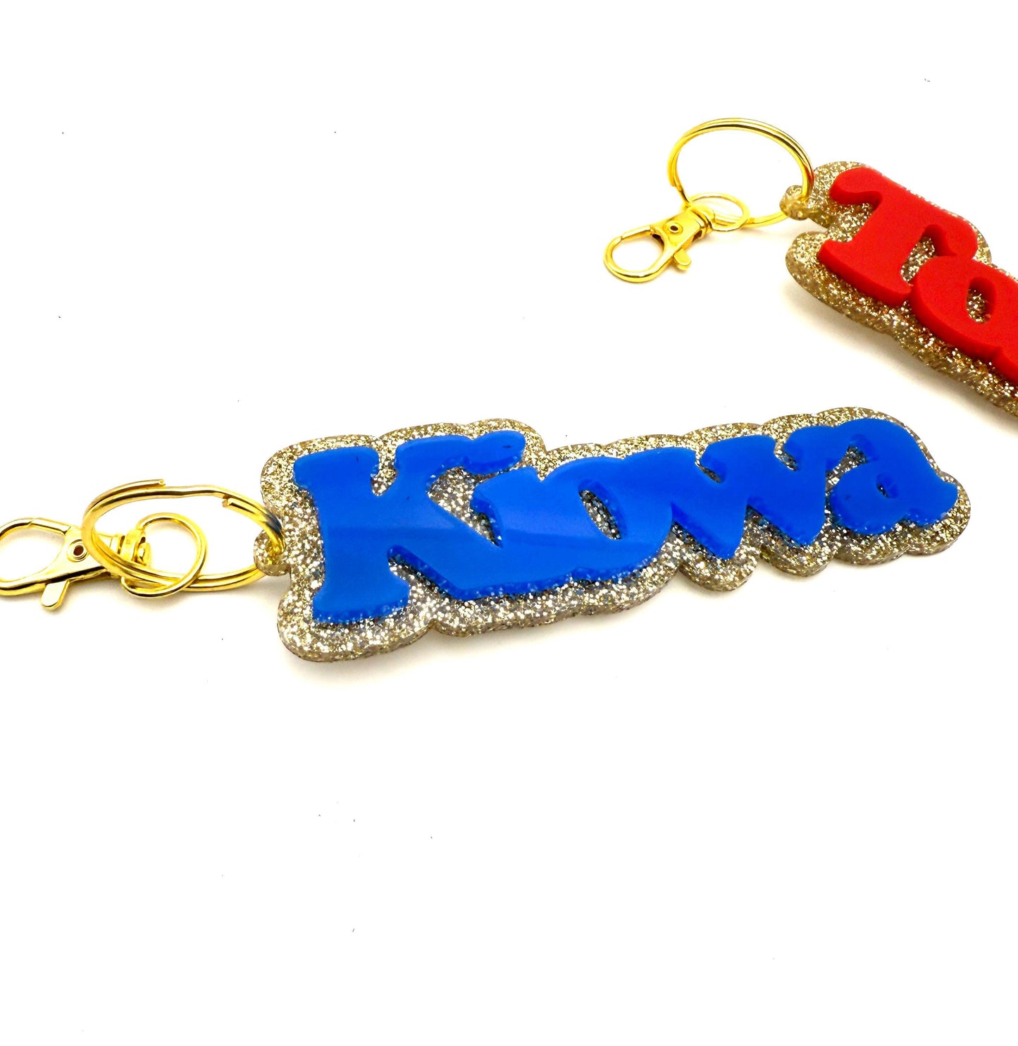 Camper Sparkle Keychain